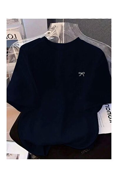 Relaxed Fit Sporty Grafik Baskılı V Yaka Tişört