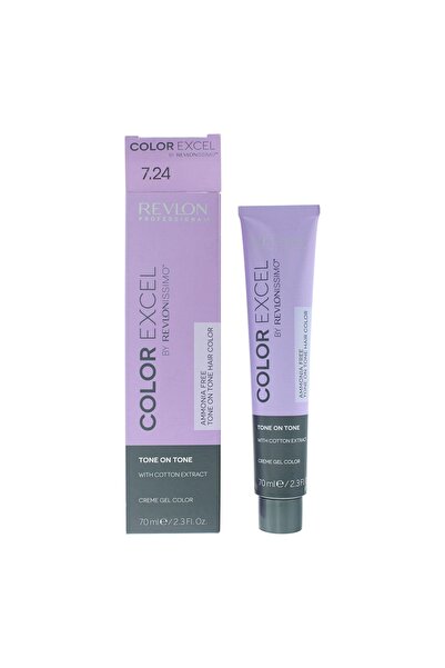 Revlon Colorsmetique Vopsea de păr permanentă 7.24 Blond cupru irizat mediu, ...