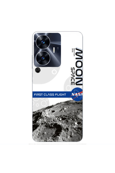 Other Realme Note 50 Moon Space Transparent Silicone TPU Θήκη