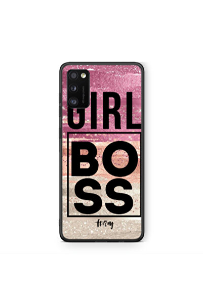 Other Samsung A41 Girl boss friday Black Glossy Θήκη