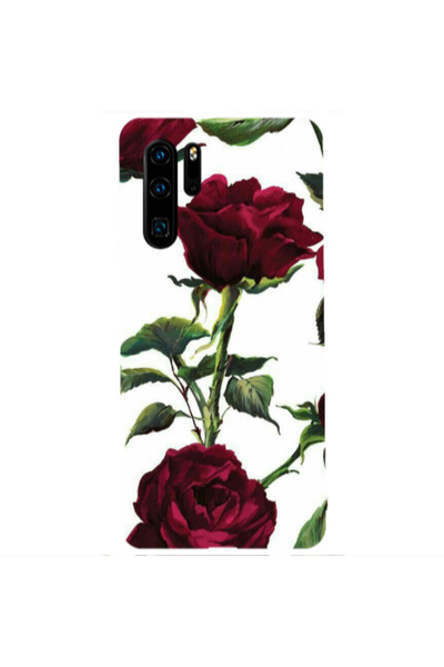Other Huawei P30 Pro Stemmed rose Transparent Silicone TPU Θήκη