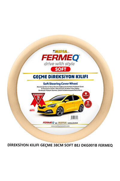 FERMEQ DİREKSİYON KILIFI GEÇME LÜX KOKUSUZ 38CM SOFT BEJ DKG001B