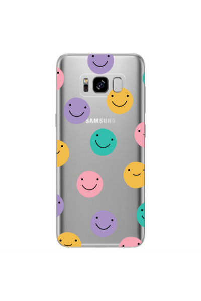 Other Samsung S8 Colorful smiles Transparent Silicone TPU Θήκη