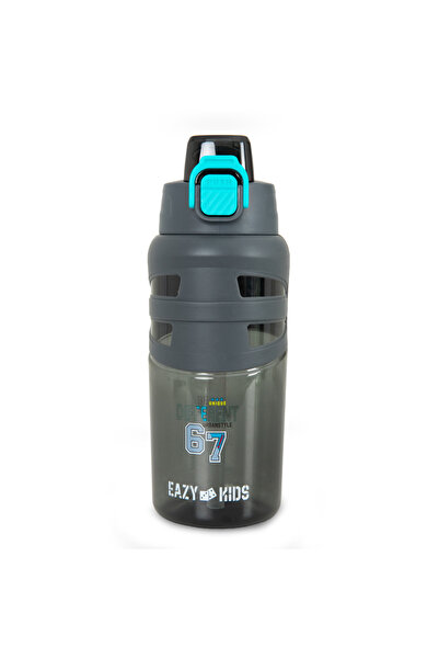 Eazy Kids Flip Top Water Bottle 750ml – BPA Free Spout & Straw Bottle for Kid...