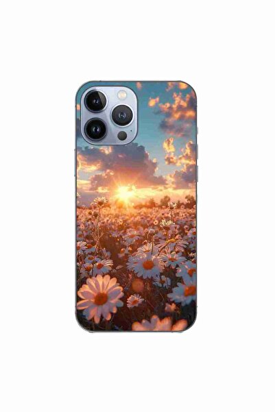 OEM Husa compatibila cu Apple iPhone 13 Pro Max Silicon Gel Tpu Model Rasarit...