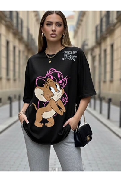 ZAVIXO Women's Relaxed Fit Oversize T-Shirt 100% Cotton Stylish Look