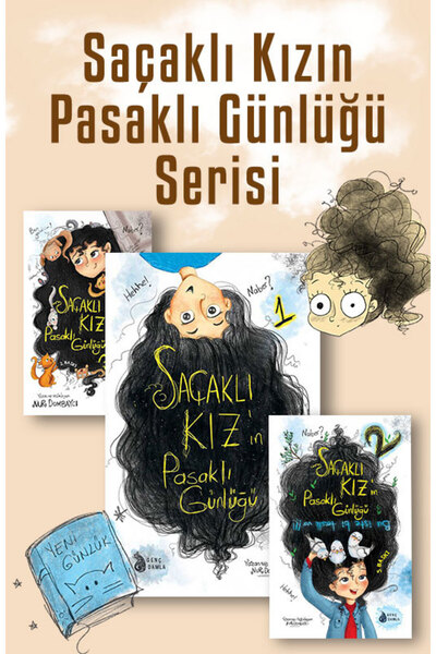 Genç Damla Yayınevi Saçaklı Kızın Pasaklı Günlüğü Serisi (1-2-3)