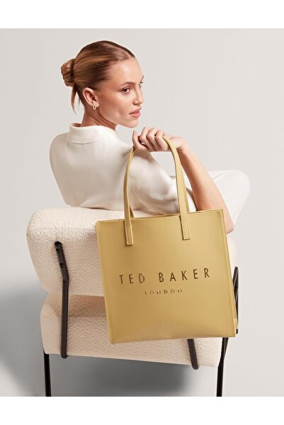 Ted Baker Crinkle Large Icon Bag for Women S283875YELLOWO/S - Yellow