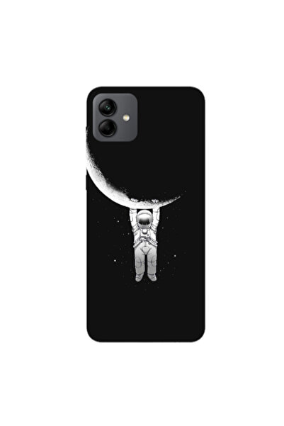 Other Samsung A04 Swinging on the moon Transparent Silicone TPU Θήκη