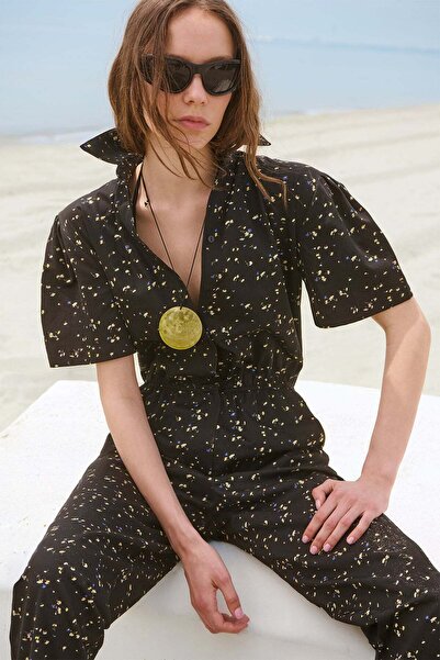 Suud Collection Yellow Hola Necklace