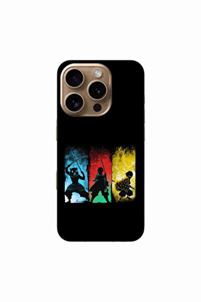 OEM Case compatible with Apple iPhone 16 Pro Silicone Gel Tpu Demon Slayer Te...