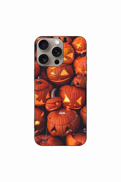 OEM Husa compatibila cu Apple iPhone 16 Pro Max Silicon Gel Tpu Model Hallowe...
