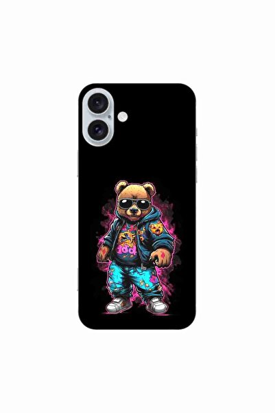 OEM Θήκη συμβατή με Apple iPhone 16 Plus, από σιλικόνη gel TPU, μοντέλο Bear ...