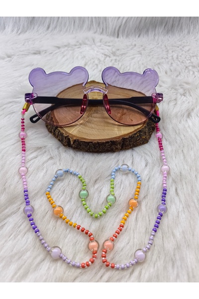 HAPPY HANDMADE ZİNCİRRRR......... سلسلة نظارات للأطفال، هدية، إكسسوارات للأطفال