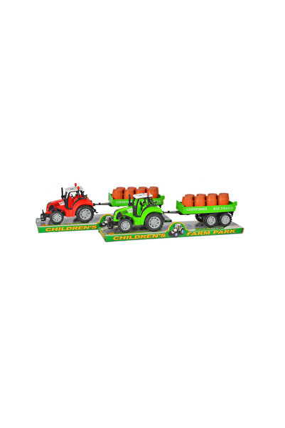 PlayFun Tractor Jucărie Fermă Funcțional Detașabil Plastic Cadou Băieți