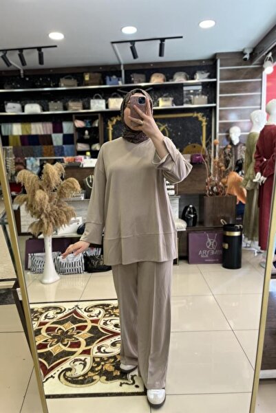 HÜMEYRA BUTİK Sleeve Detailed Pique Set