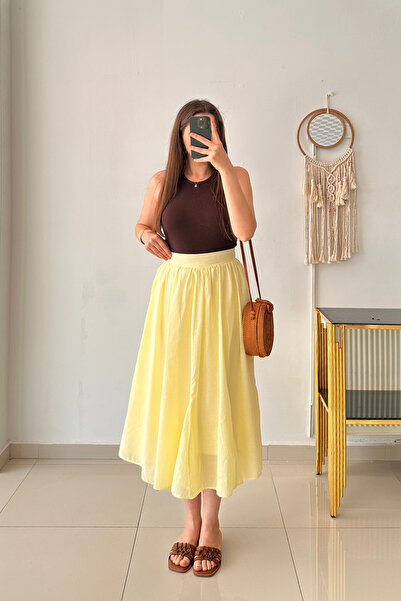 Sorridi Pinterest Astarlı Paraşüt Uzun Etek