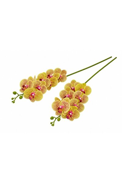 OEM Orhidee artificiala 9 flori 87 Verde-Lila