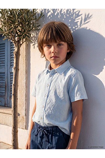 LC Waikiki Esvab • Modern & Distinctive Linen Blend Boys' Shirt