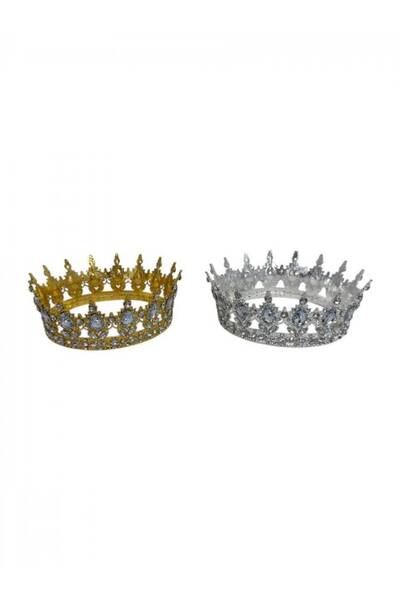 OEM Coronite Din Metal Cu Stras Mare Auriu