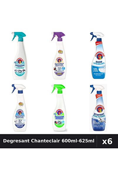 Chanteclair Set 6 Degresant Universal 600ml-625ml - Anti-Miros, Lamaie, Bicar...
