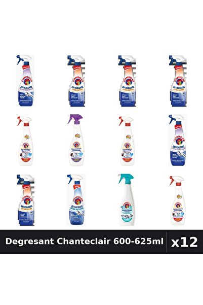 Chanteclair Set 12 Degresant Universal 600-625ml - Marsilia, Lavanda, Anti-Miros