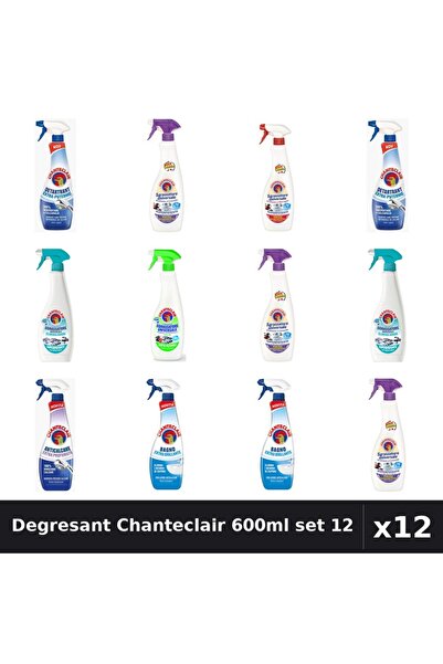 Chanteclair Set 12 Degresant Universal 600-625ml - Lavanda, Marsilia, Lamaie,...