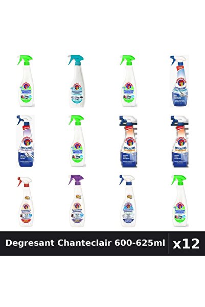 Chanteclair Set 12 Degresant Universal 600-625ml - 8 Arome Asortate, Lamaie, ...