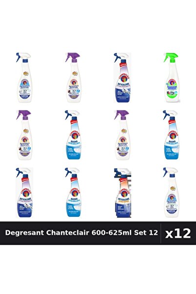 Chanteclair Set 12 Degresant Universal 600-625ml - Bicarbonat, Lavanda, Lămâi...