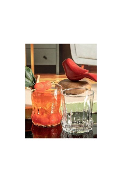 Paşabahçe Curved Design Short Soft Drink and Whiskey Glass 270 Cc Set of 3