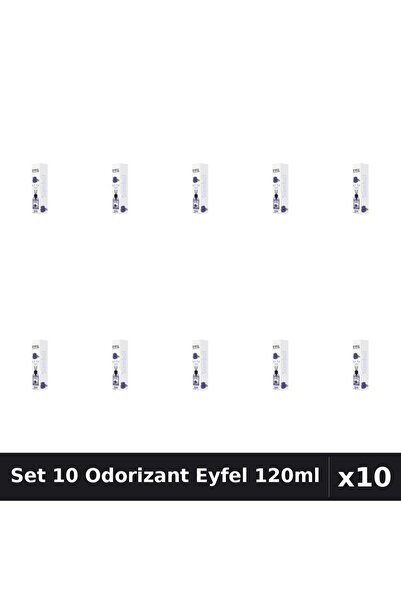 Eyfel Set 10 Odorizante Camera Betisoare, Zambile, 120 ml