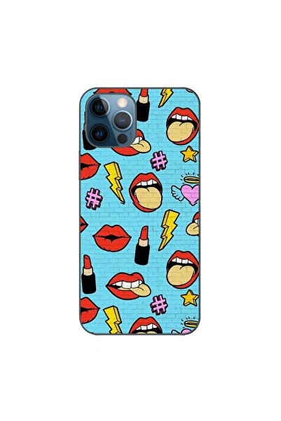 OEM Husa compatibila cu Apple iPhone 12 Pro Max Silicon Gel Tpu Model Pop Art...