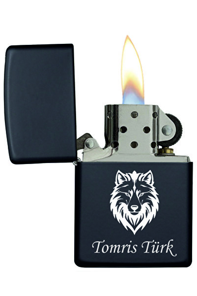 ASYA GIFTS Babalar Gününe Özel İsim Baskılı Metal Benzinli Çakmak