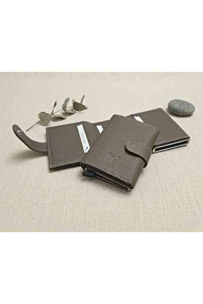PASSTELL 100% Genuine Leather Credit Card Holder and Wallet with Snap Closure...