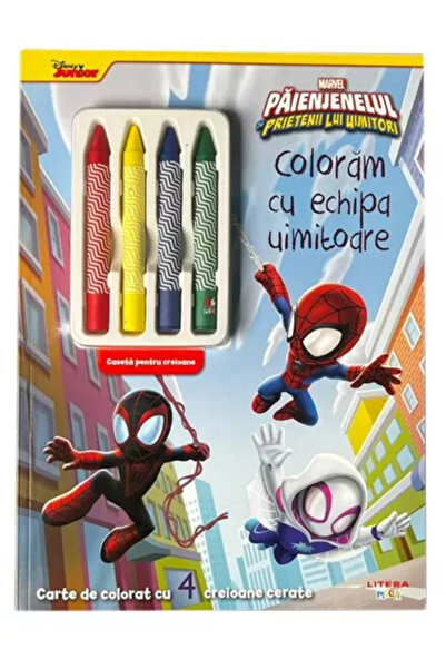 Litera Disney. Marvel. Spider-Man and his amazing friends. Let’s colour with ...