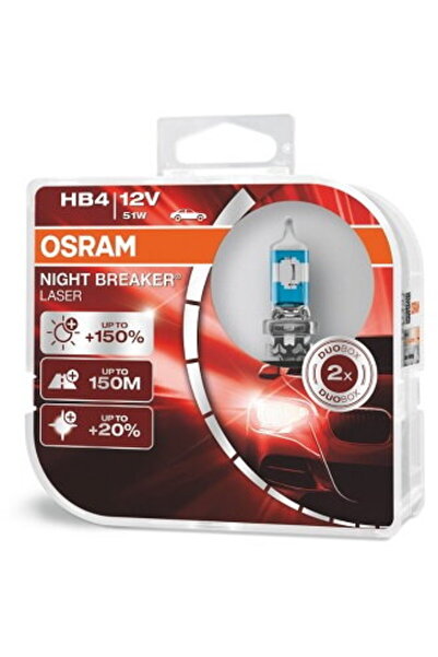Osram Bec Nihgt Breaker Laser Gen2 HB4 12V/51 +150% , cutie 2 buc.