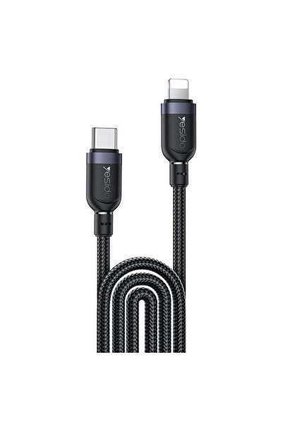 Yesido كابل شحن CA193 من USB-C إلى Lightning بطول 3 أمتار، شحن سريع بقوة 27 و...