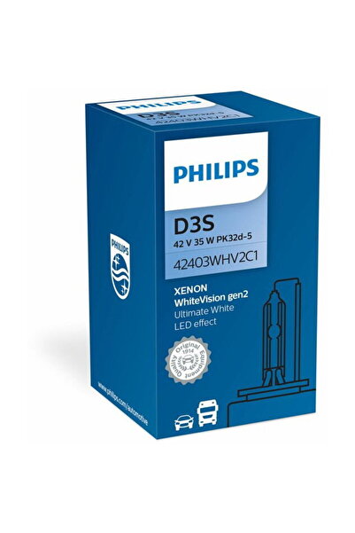 Philips D3S WhiteVision efect de lumina alba LED