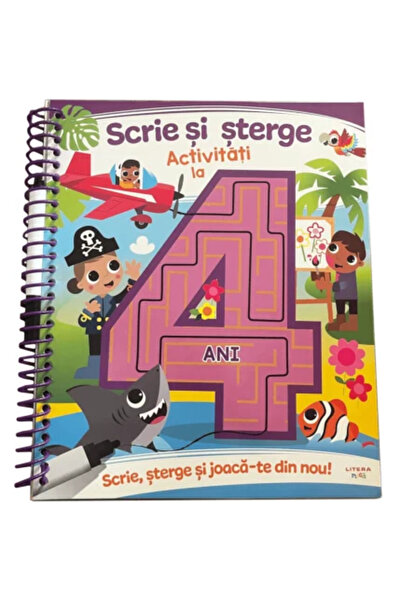 Litera Write and erase. Activities for 4-year-olds