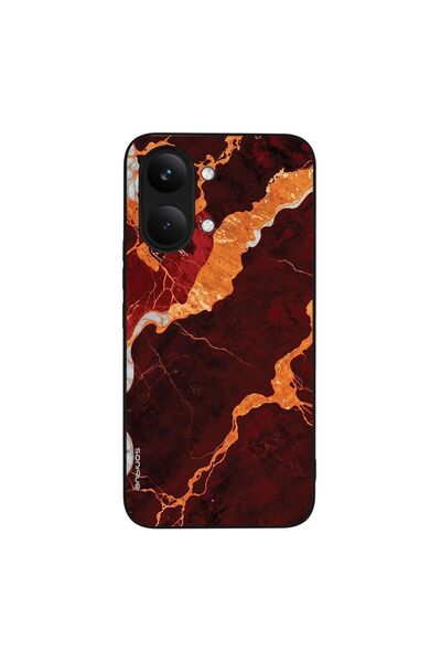Sonique Θήκη Marble Series για Xiaomi Poco X8 Pro Max 5G Κόκκινο