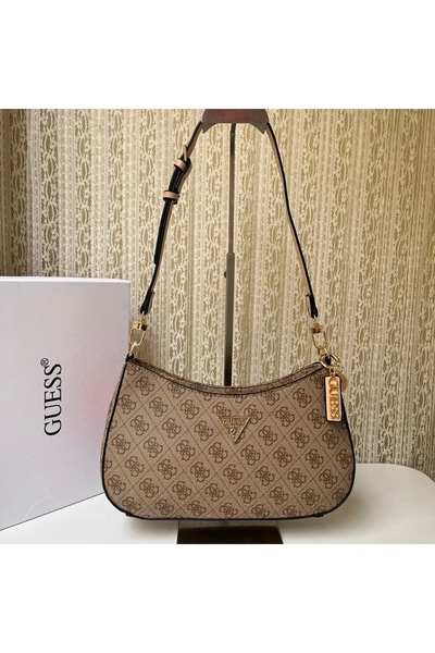 Guess Luxe GS Printed Moon Bag, 29 x 6 x 18 CM