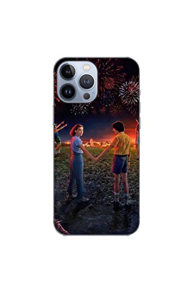 OEM Husa compatibila cu Apple iPhone 13 Pro Max Silicon Gel Tpu Model Strange...