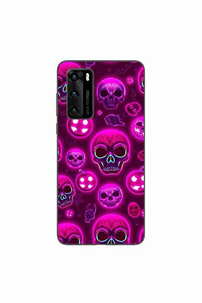 OEM Husa compatibila cu Huawei P40 Silicon Gel Tpu Model Cyberpunk Halloween