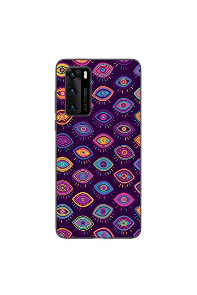 OEM Husa compatibila cu Huawei P40 Silicon Gel Tpu Model Tribal Eyes