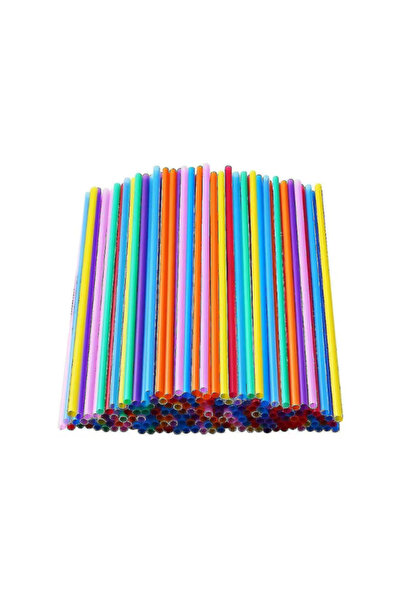 Luxia Color straws with bellows individually wrapped 240*5mm 100/ Top Bottom Set
