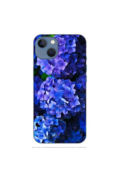 OEM Husa compatibila cu Apple iPhone 13 Silicon Gel Tpu Model Hortensii