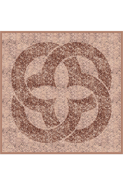 Aker Light Pink 90X90 Silk Twill Scarf