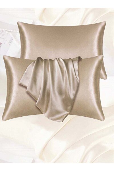SUCITY 2PCS Satin Pillowcase for Hair and Skin-Soft Silky Pillow Covers for S...