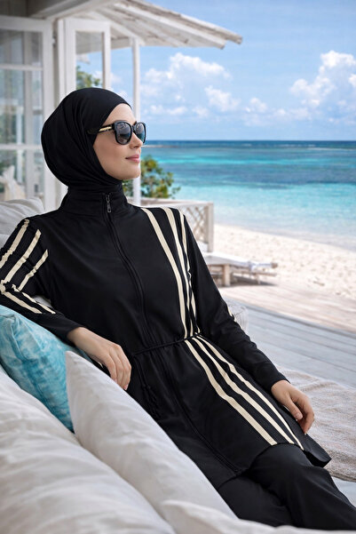 Marina Full Covered Hijab Swimsuit M2520 Black