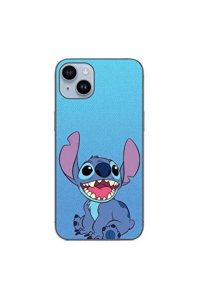 OEM Husa compatibila cu Apple iPhone 14 Plus Silicon Gel Tpu Model Stitch Blue